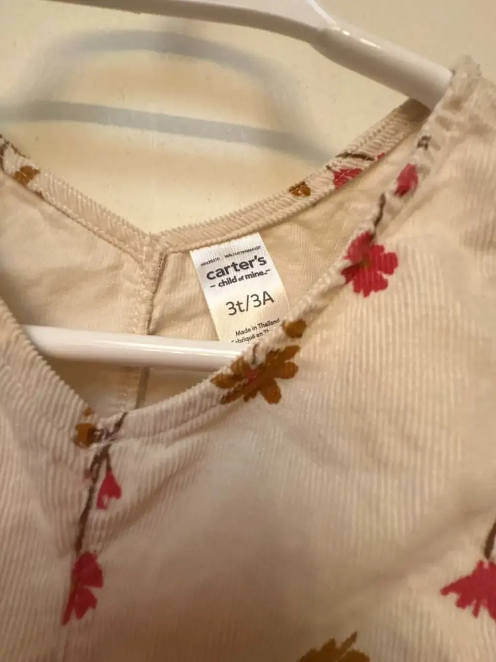 Carters Child of Mine corduroy jumper